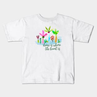 Home is where the heart is Kids T-Shirt